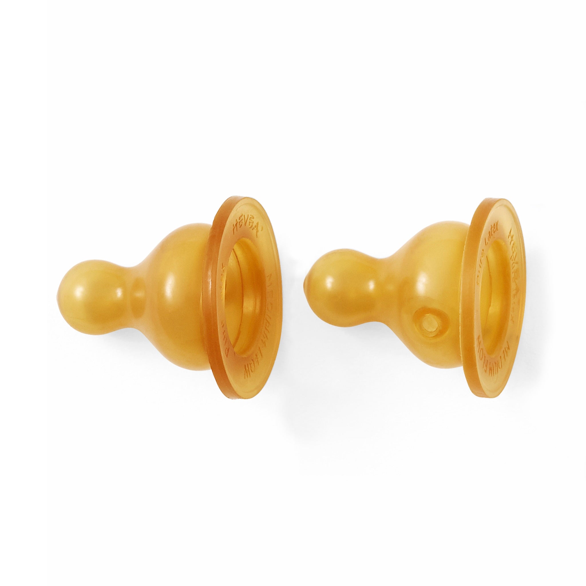 Standard Neck Baby Glass Bottle Nipples Two-Pack