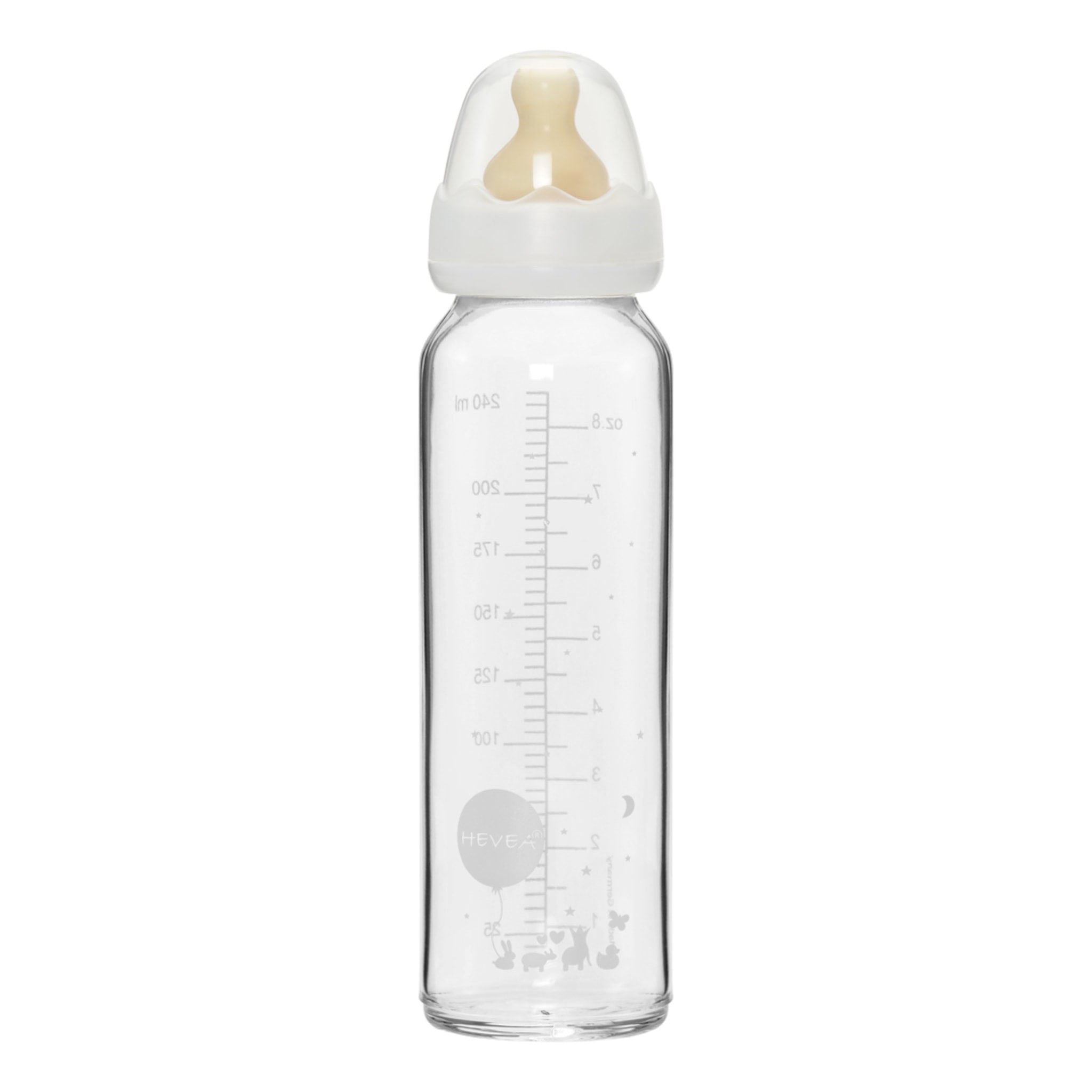 32-Oz Glass Milk Bottles with 8 White Caps (4 pack) - Food Grade