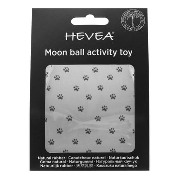 Moon Ball 2-in-1 Dog Activition & Fetch Toy in Natural Rubber –