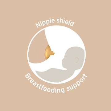 Breastfeeding Nipple Shield - 2 Pack Hevea